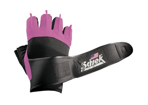 540P Platinum Series Gloves with Wrist Wraps - PINK