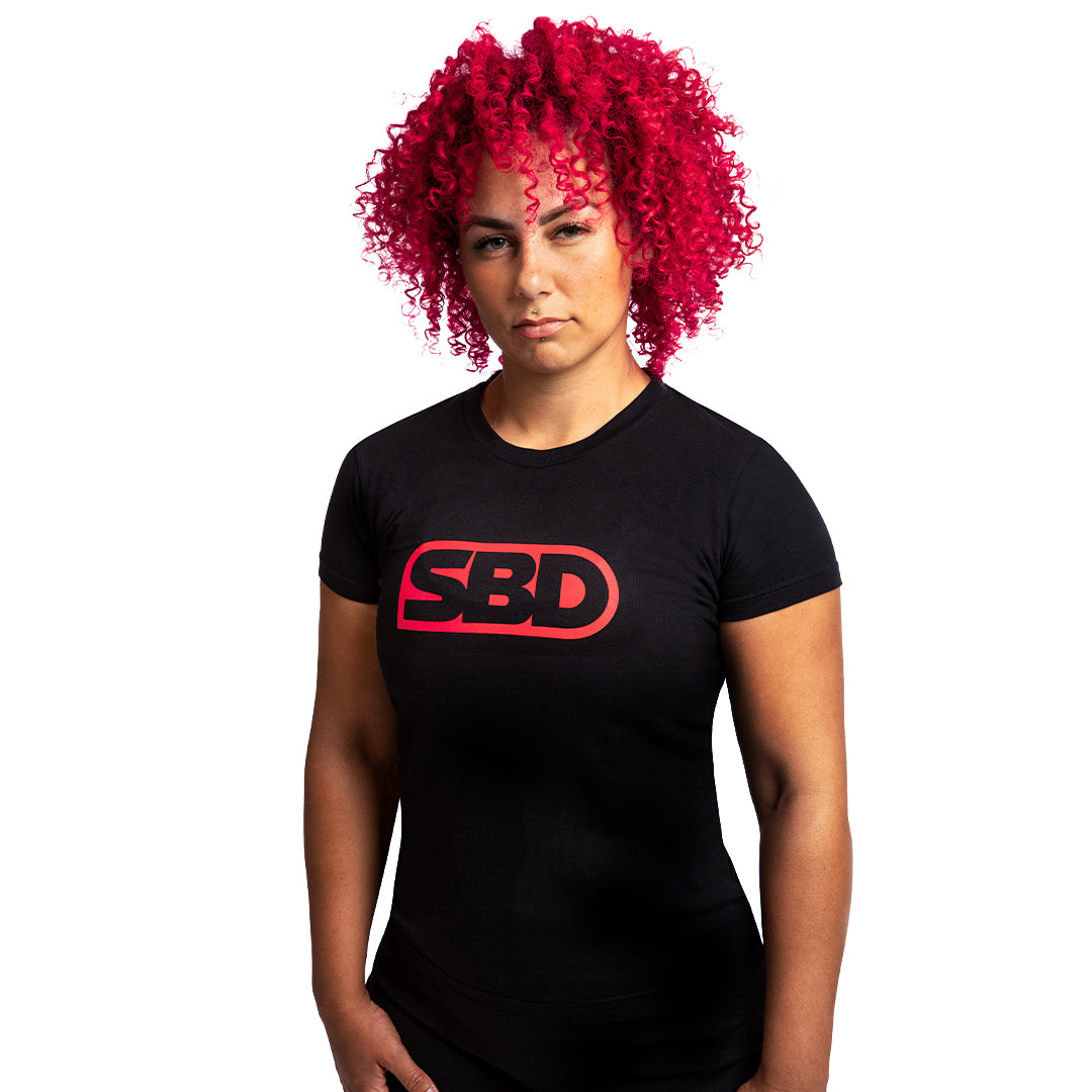 SBD Brand T-Shirt - Red Black